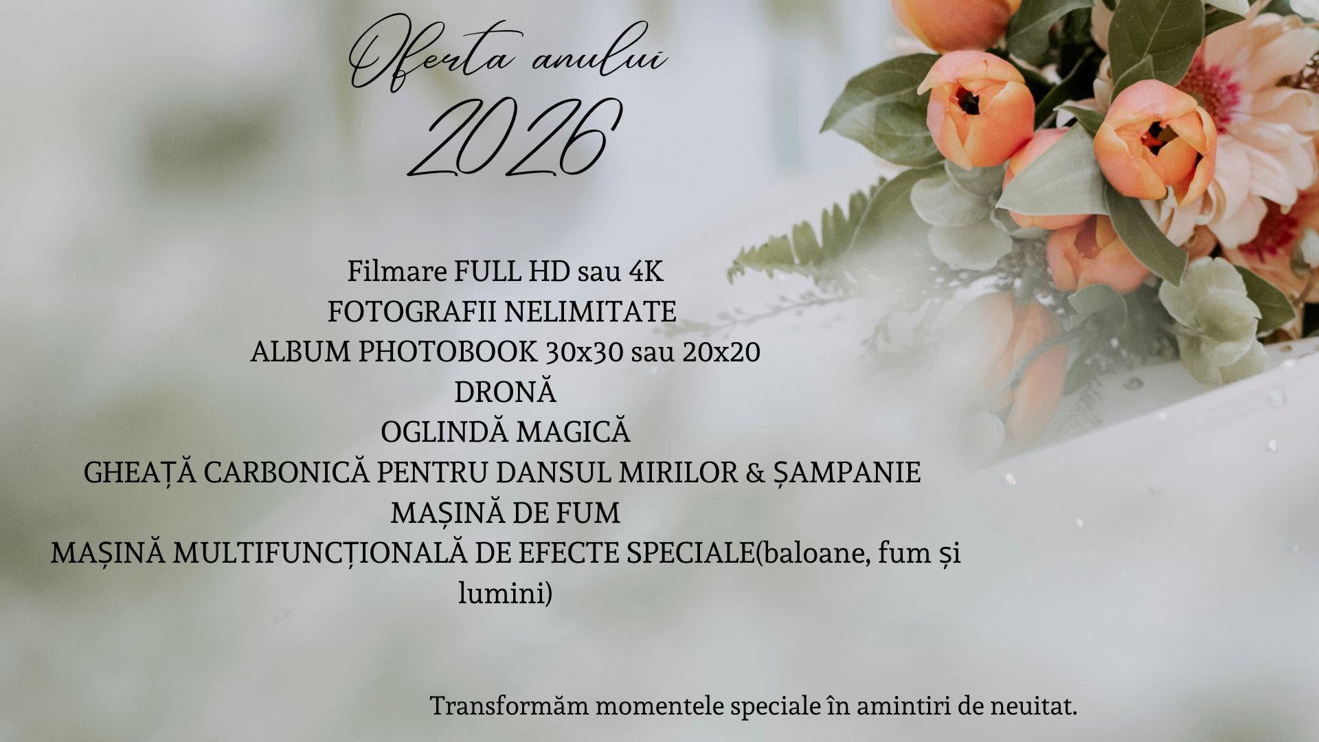 Afiș Oficial Oferta Anului 2026 - Daniel Usturoi